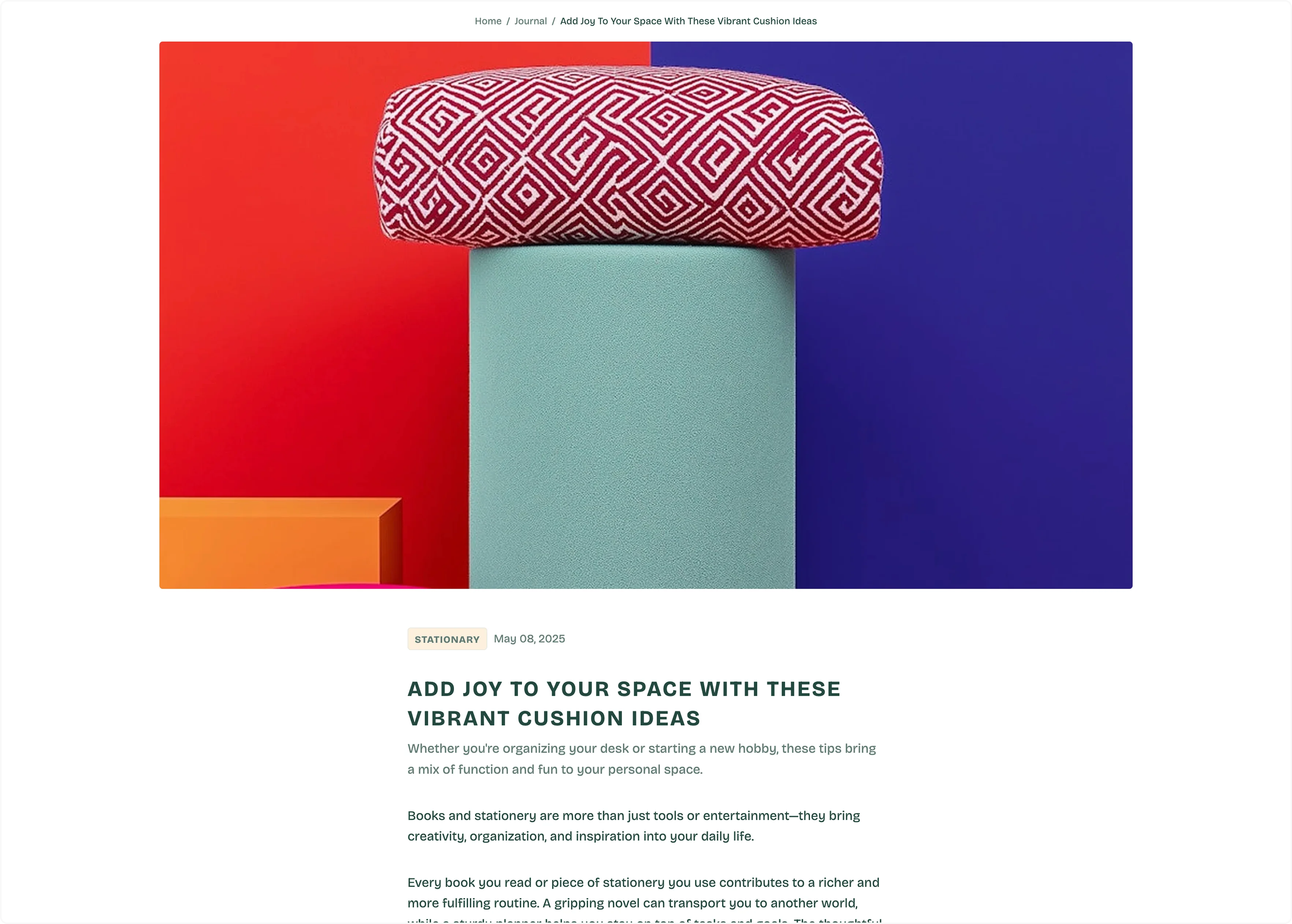 Impactful Content Headers