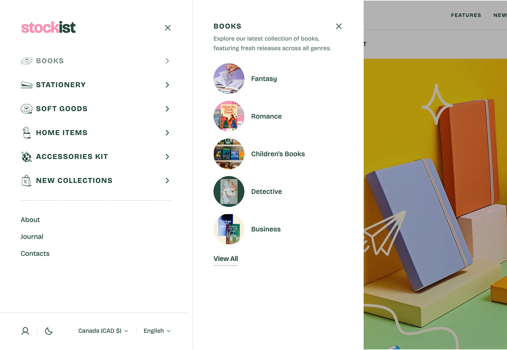 Accordion-Based Mega Menu