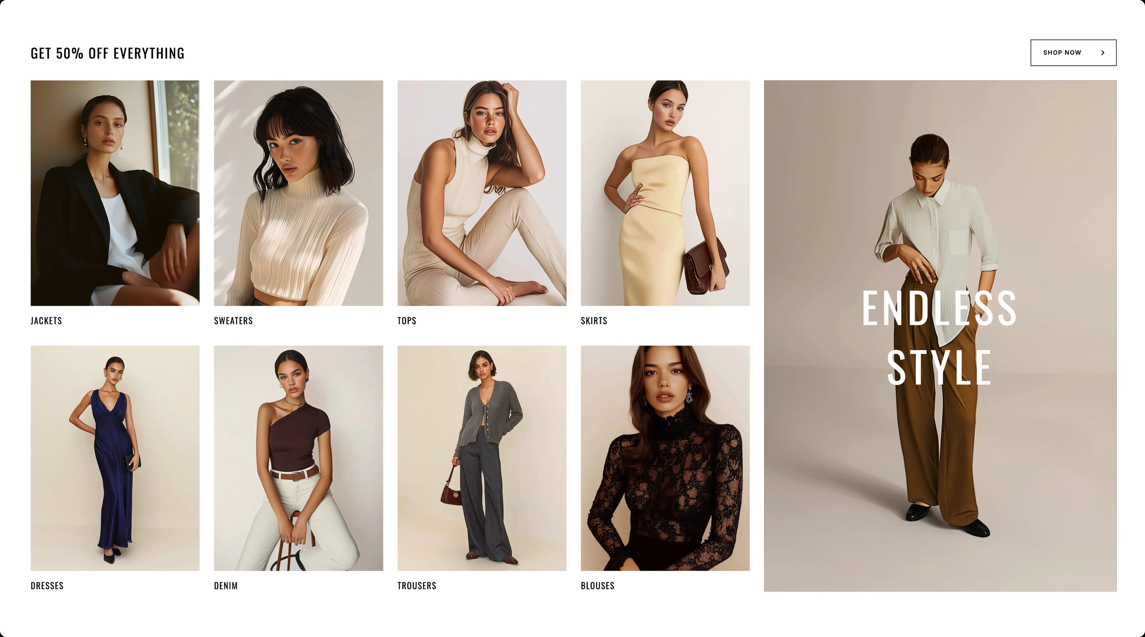 Expanded Collections with Promo Banner