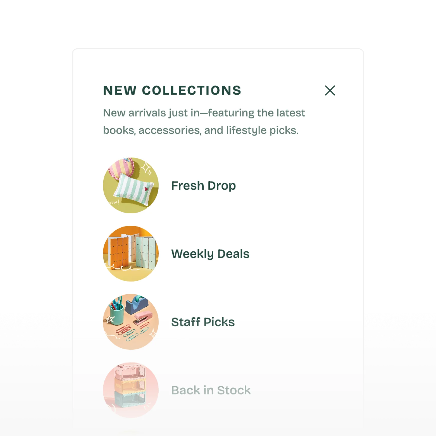 Collections Organization