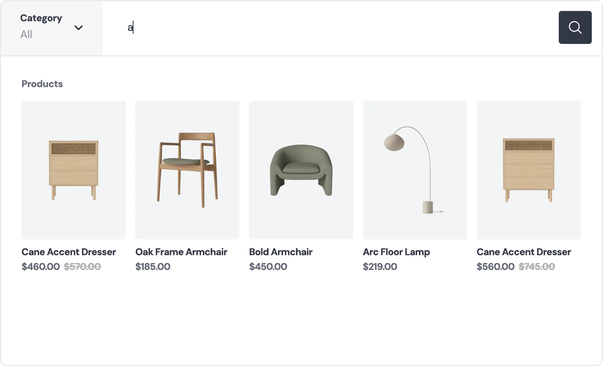 Search with Suggestions