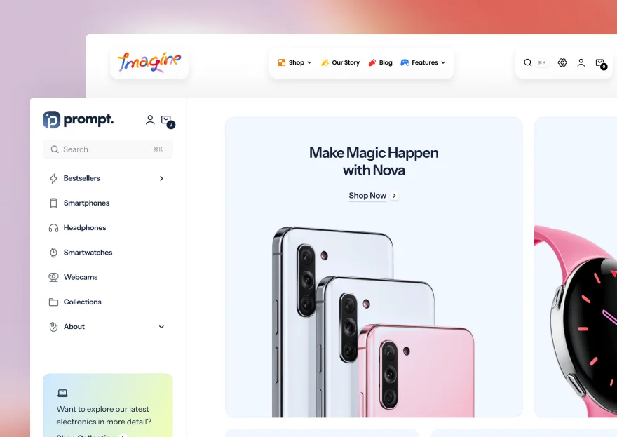 2 Types of Navigation Bars